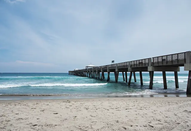The fishing pier at Juno Beach, Florida