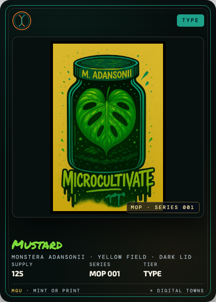 Mustard card